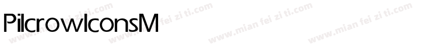 PilcrowIcons Medium字体转换